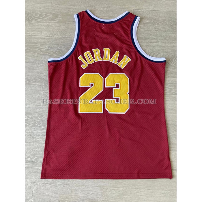 Maillot Chicago Bulls Michael Jordan NO 23 Mitchell & Ness 1996 Rouge